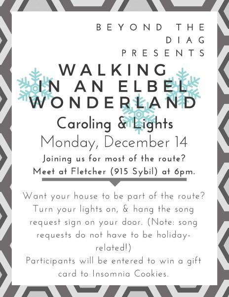 Elbel Caroling Flyer