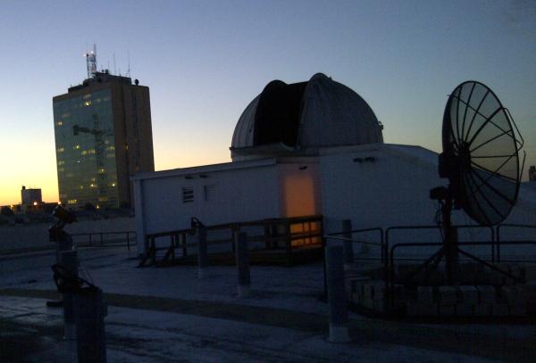 sunset from the roof of Angell Hall
