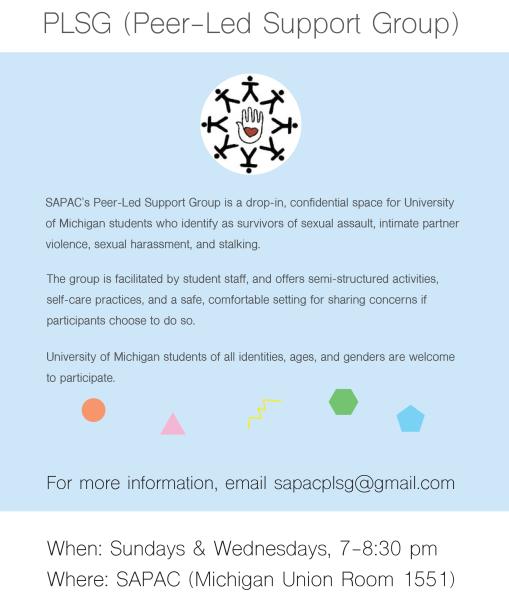 Peer Led Support Group Flyer