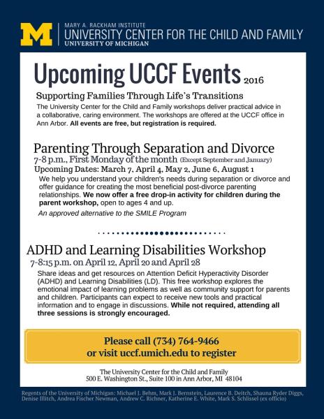 UCCF Workshops 2016
