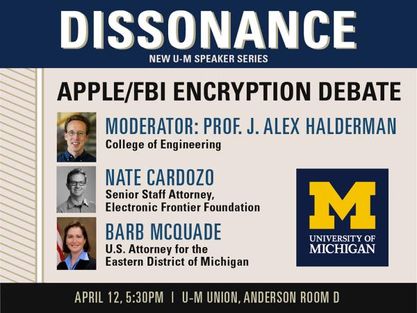 Dissonance Speaker Series Promotion