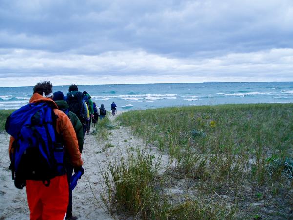 sand dune hike