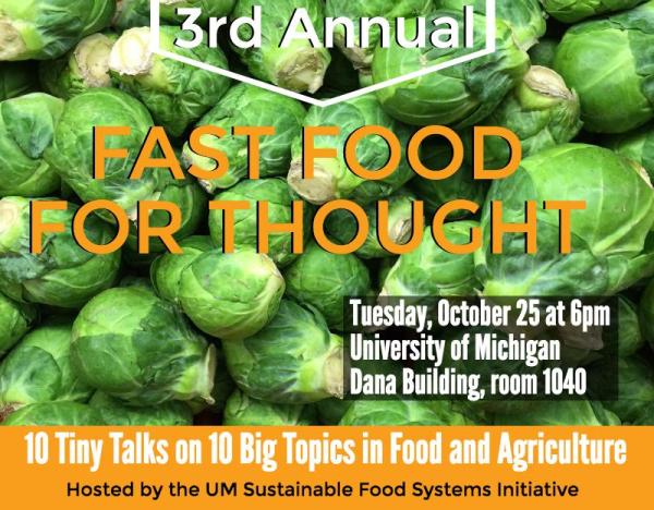 Fast Food for Thought Flyer