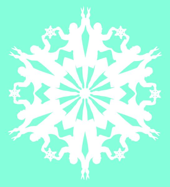 Dr. Snowflake by Thomas L. Clark. High resolution version available upon request.