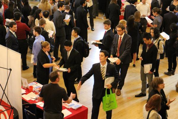 Student at Career Expo