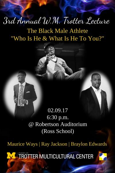 Flyer for 3rd Annual Trotter Lecture