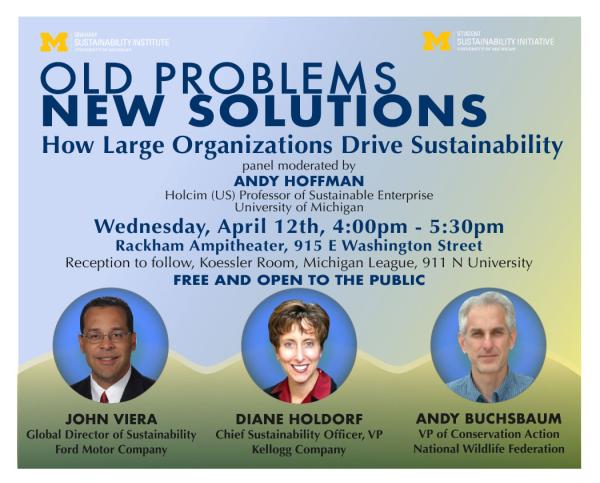 Sustainability Panel Event Flyer