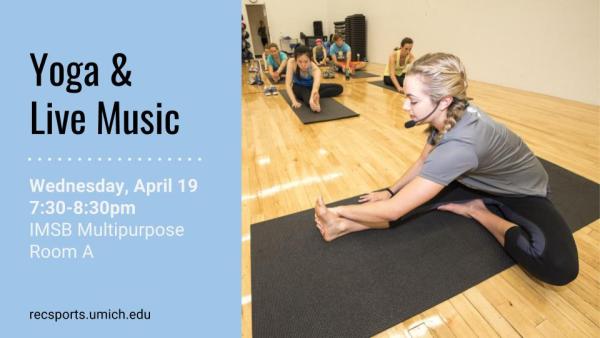 Yoga & Live Music flyer