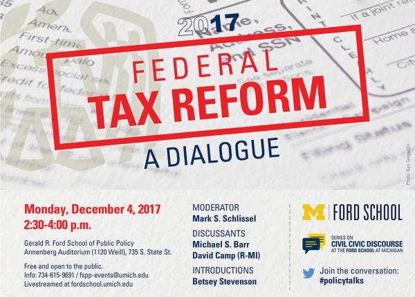 Free Federal Tax Reform Flier