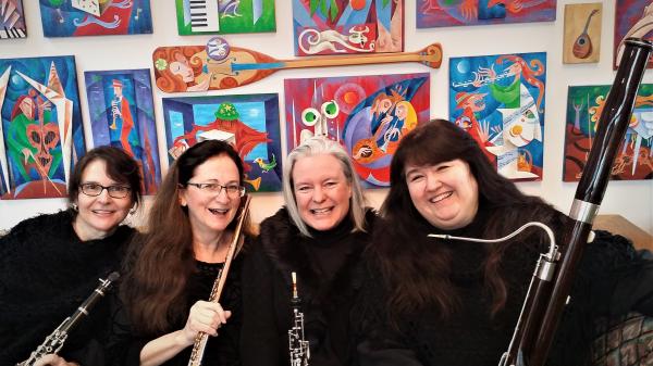 Photograph of Grosse Ile Quartet, courtesy of the group. High resolution version available upon request.