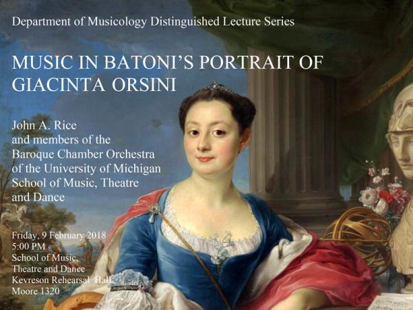 Musicology Distinguished Lecture & Performance: Prof. John Rice