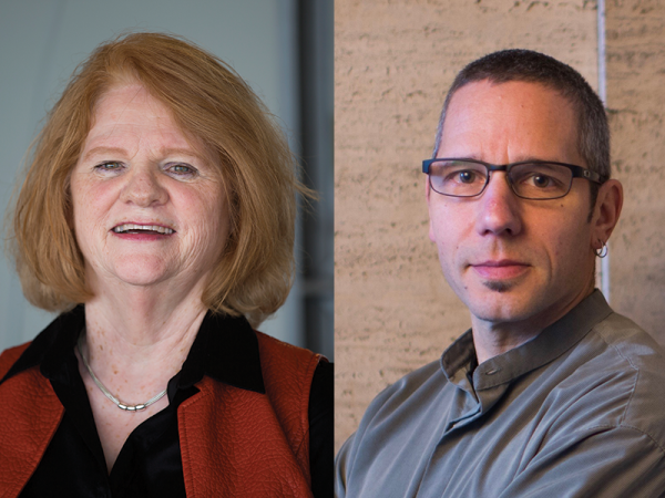 Headshots of Professors Dorf and LaVaque-Manty