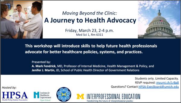 Health Advocacy flier