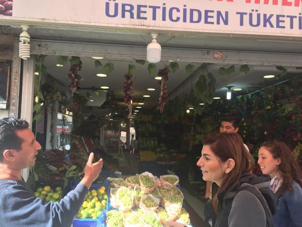 A market in Turkey.