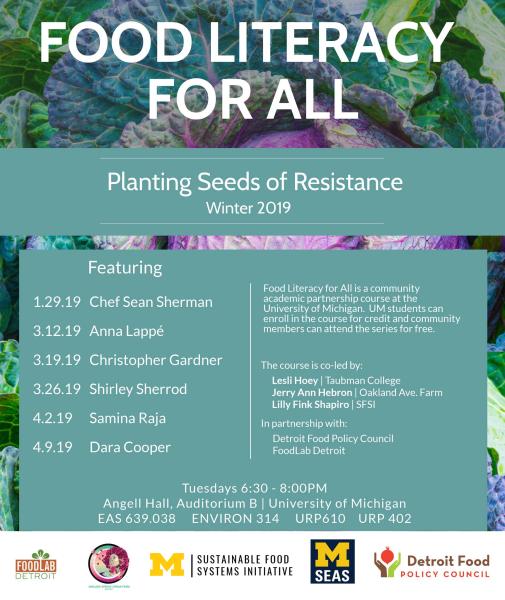 Food Literacy for All Flyer