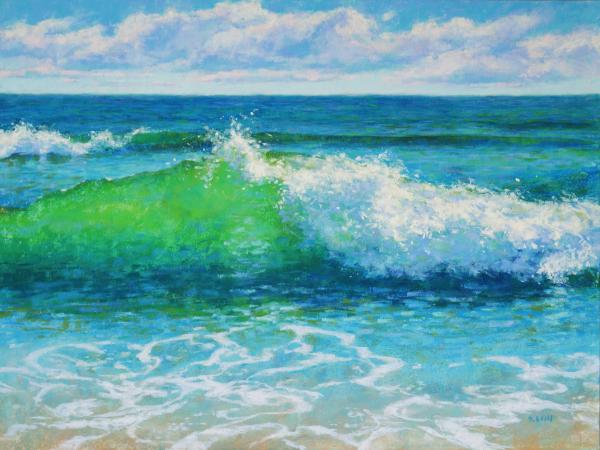 Emerald Wave by Sharon Will, photo by the artist. High resolution version available upon request.