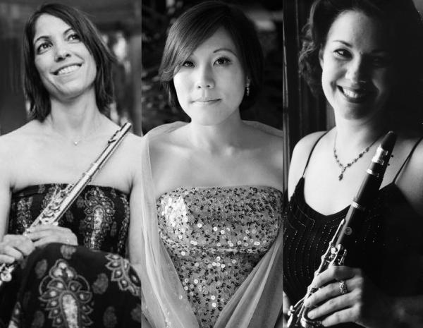 Photographic collage of Trio Cantabile courtesy of Gifts of Art. High resolution version available upon request.