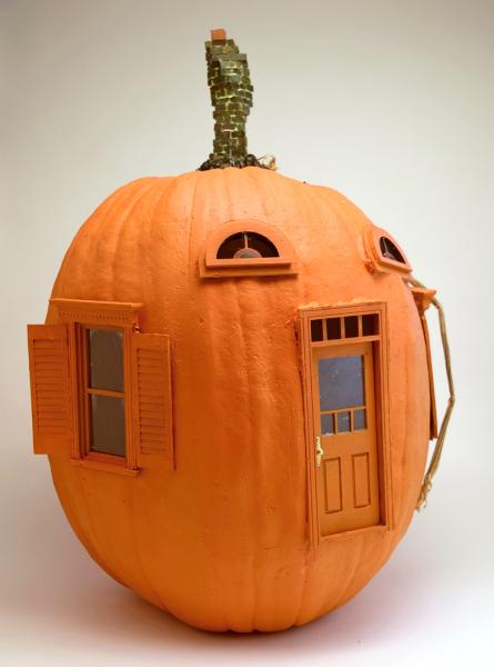 Faux-Pumpkin-Head by Jonathan B. Wright, photograph by the artist.