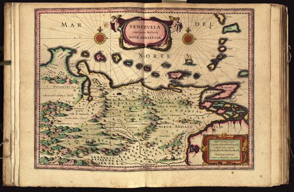 a map from the Clark Library
