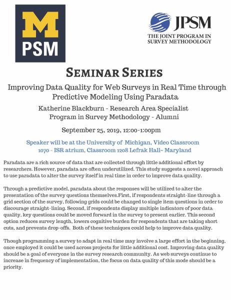 Seminar flyer