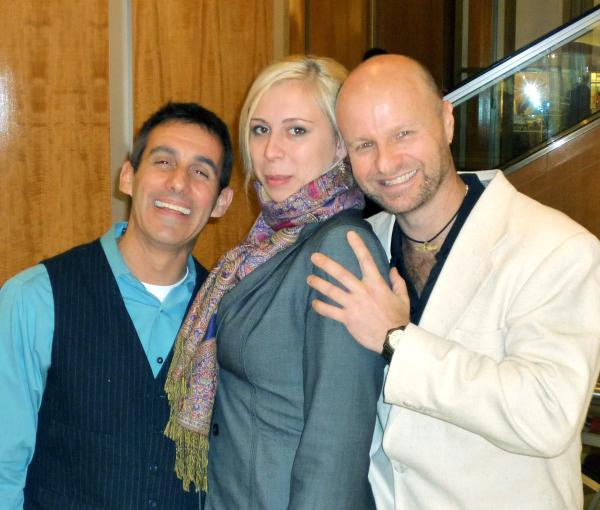 Photograph of Jay Kaplan, Elisabeth Wagner and Jeffrey Willets by Hector Luna.
