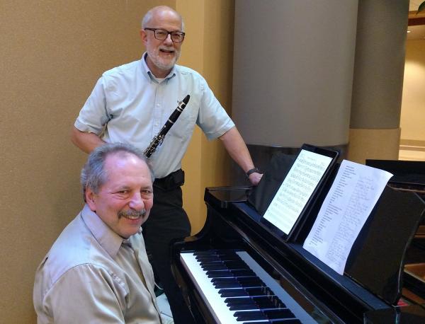 Photograph of Dave Gitterman & Ralph Katz by Ronnie Simon