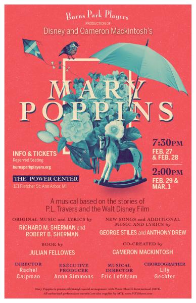 Burns Park Players present Mary Poppins