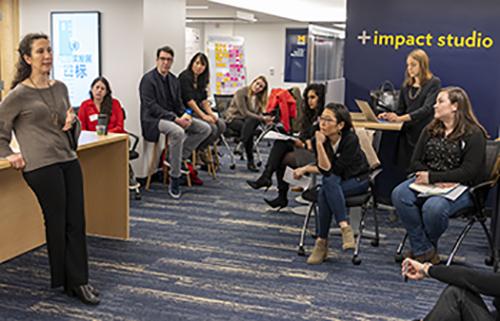 The +Impact Studio at Michigan Ross