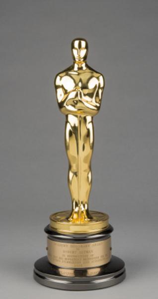 Robert Altman's Honorary Oscar, awarded in 2006. Special Collections Research Center