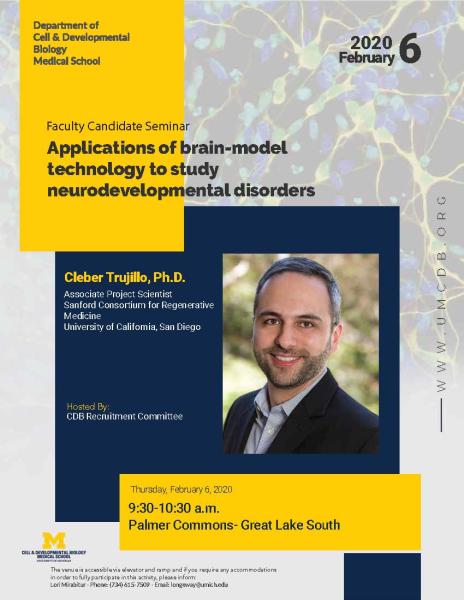 Applications of brain-model technology to study neurodevelopmental disorders - Cleber Trujillo, Ph.D