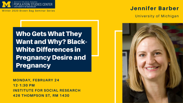 Jennifer Barber talk poster