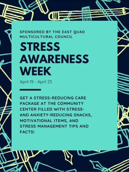 Get a stress-reducing care package at the EQ Community Center between April 19 - 23rd