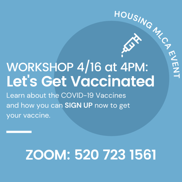 Flyer sharing information about the vaccine resources program.