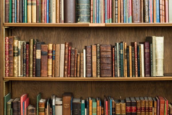 Bookshelves at the Clements Library