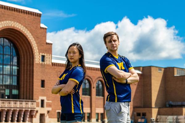 Michigan Esports players