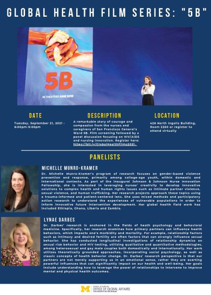 Global Health Film Series: 5B Flier