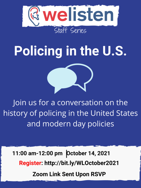 WeListen Policing Flyer