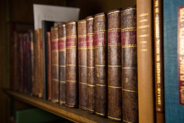 Bookshelves at the Clements Library
