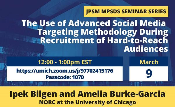 The Use of Advanced Social Media Targeting Methodology During Recruitment of Hard-to-Reach Audiences