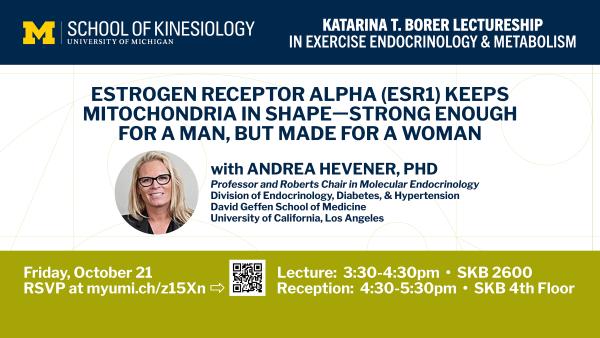 2022 Borer Lecture with Dr. Andrea Hevener