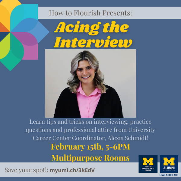 Poster for Flourish occupational wellness event