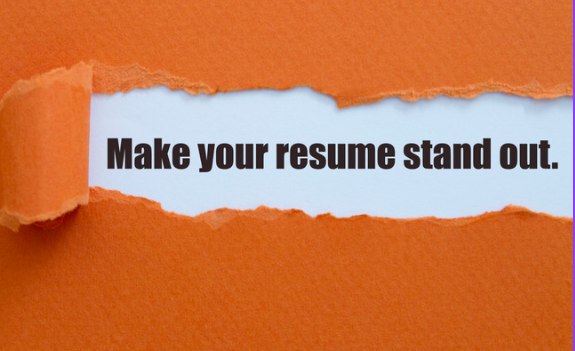 Make your resume stand out