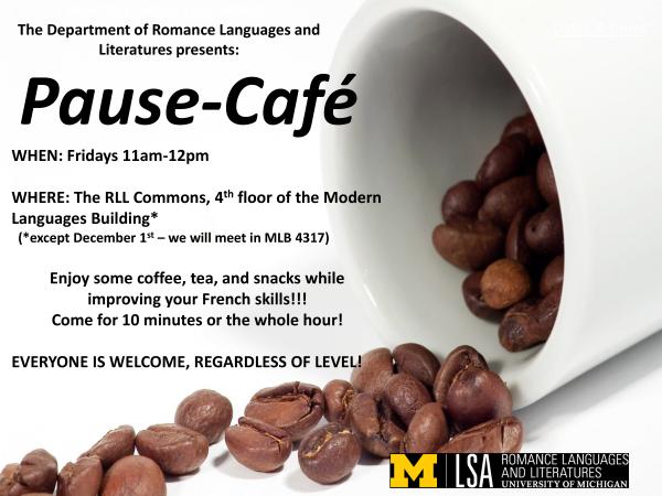 Pause Café Poster