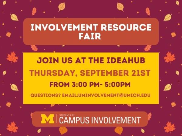 Involvement Resource Fair
