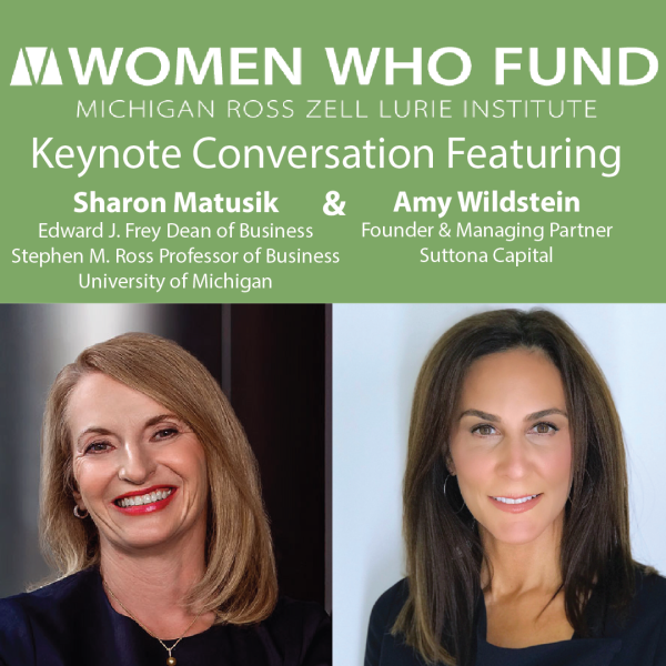 Fireside Chat with Amy Wilstein and Sharon Matusik