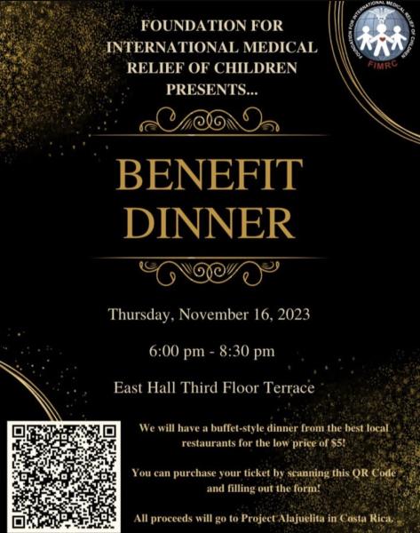 Benefit Dinner Flyer