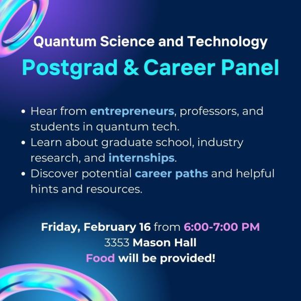 Postgrad Panel Info