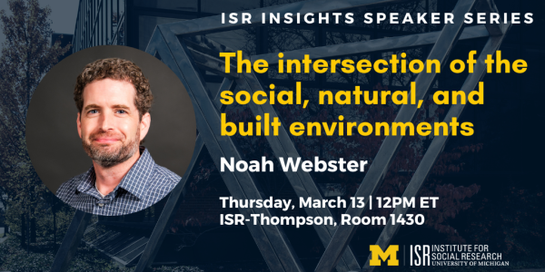 The intersection of the social, natural, and built environments