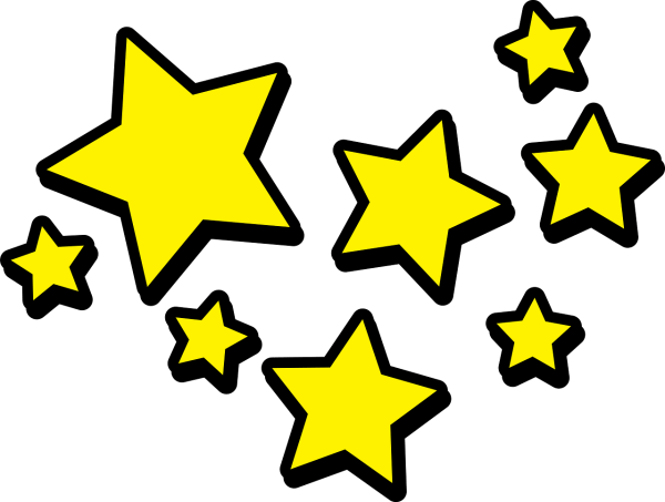 cartoon yellow stars