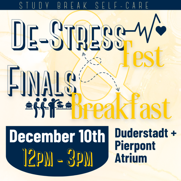 De-Stress Fest x Finals Breakfast info